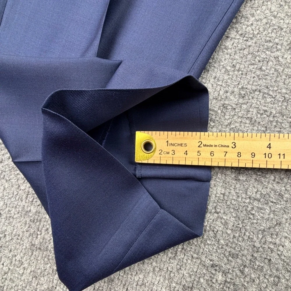 Ermenegildo Zegna Trofeo 600 Luxury Wool Silk Blue‎ Suit Mens Sartorial Italy